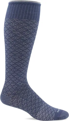 Vista 2 de Sockwell Calcetines de compresión graduada ligera con diseño elegante para mujer Negro Multi
