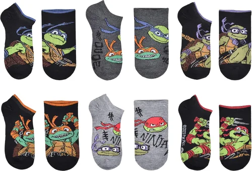 Vista 2 de Teenage Mutant Ninja Turtles Calcetines invisibles para niños