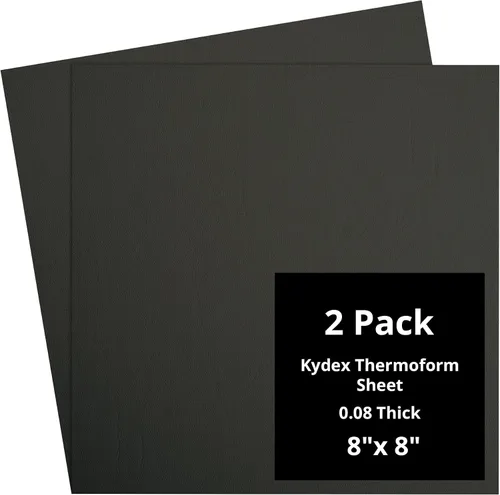Vista 113 de Kydex Sheets - Solid Color DIY Kit for Crafting Holsters, Sheaths, and Mag Pouches - (8x8, 8x12, 12x12), Premium Thermoform Sheets - Thick, Durable