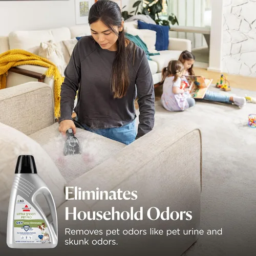 Vista 6 de BISSELL® Little Green™ PET-PRO-OXY Fórmula para limpiadores de alfombras portátiles, 60 onzas, 2034F