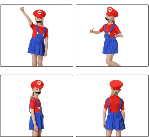 Vista 3 de Super Costume Cosplay Fancy Halloween Dress Outfit Costume Unisex Mens Women Adult Kids Teens