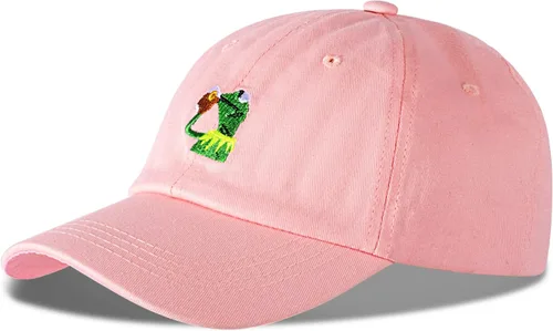 Vista 19 de Gorra de béisbol bordada Kermit The Frog ajustable, unisex, clásica, para papá