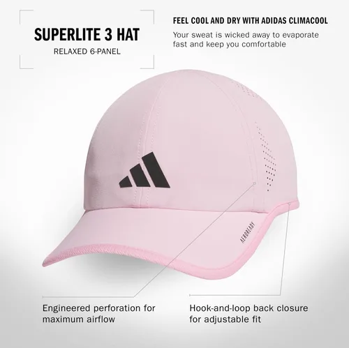Vista 45 de Adidas Superlite, Gorras Atléticas, Sombrero de running Hombre