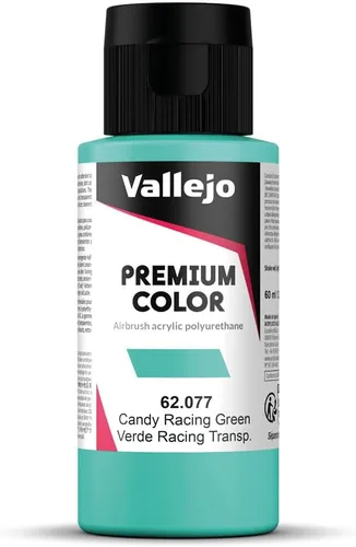 Vista 10 de Vallejo - Color Premium RC Candy Black 2.02 Fl.Oz. (2.0 fl oz) para aerografía, resina híbrida de acrílico y poliuretano de gran resistencia