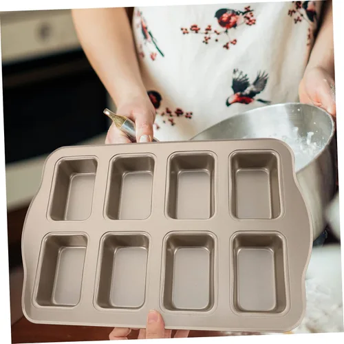 Vista 9 de MAGICLULU Mini molde para hornear pan, de acero al carbono, para hornear, molde de metal antiadherente para asar para cafeterías caseras