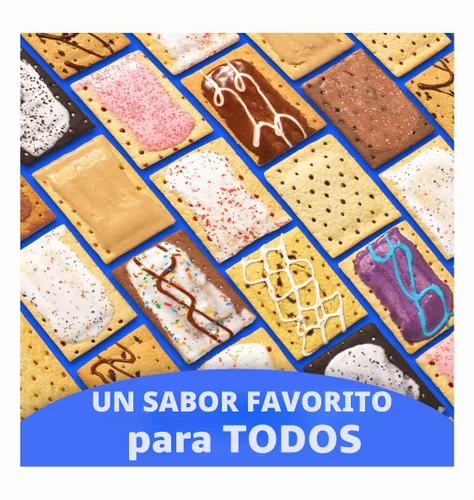 Vista 7 de Kellogg's Pop-Tarts - Pasteles tostadores de desayuno, batido de fresa esmerilado, 28.2 onzas, paquete económico (16 unidades)