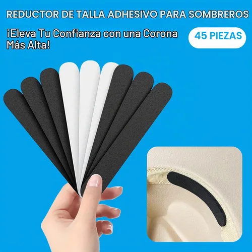 Vista 5 de 45 Pcs Hat Size Reducer, Hat Sizer Reducer Insert to Make Fit Comfort