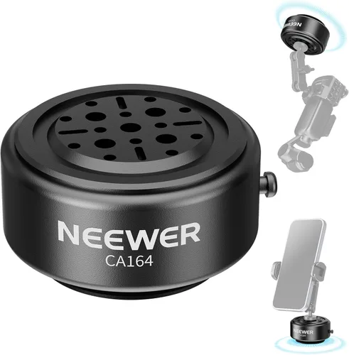 Vista 14 de NEEWER PA118 - Soporte magnético para teléfono celular, soporte magnético de doble cara compatible con MagSafe iPhone, accesorios para tablero