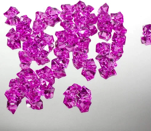Vista 6 de WGV - Gemas de tesoro de cristales acrílicos de roca de hielo para dispersos de mesa, rellenos de jarrones, bodas, banquetes, fiestas, eventos