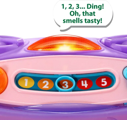 Vista 4 de LeapFrog Number Lovin 'Horno, Exclusivo en línea rosa.