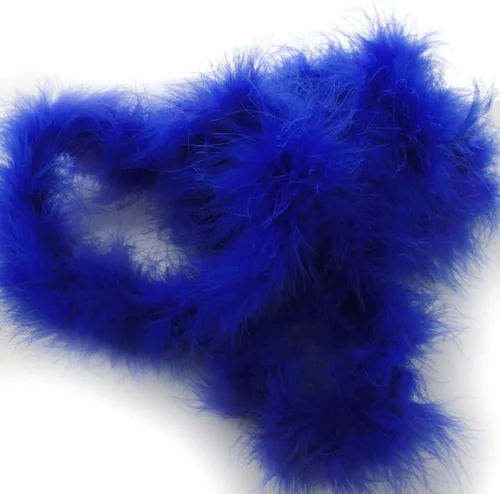 Vista 17 de HairBow Center LLC Boa de plumas de marabú flaco - 2 yardas - Negro