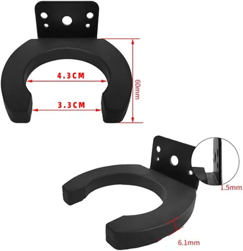 Vista 3 de 2Pcs Microphone Holders Microphone Clip Microphone Wall Holder Microphone Hook Holder Wall Mount Mic Clamps Replacement