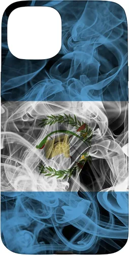 Vista 9 de Funda para iPhone 17 con diseño de bandera de Guatemala con estética ahumada