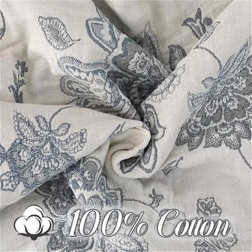Vista 303 de MSGKV - Manta bohemia/primaveral de algodón para sofá y sala de estar, de gasa acogedora, de 50 x 60 pulgadas 50"x60" Cotton Throw, Woven Bird