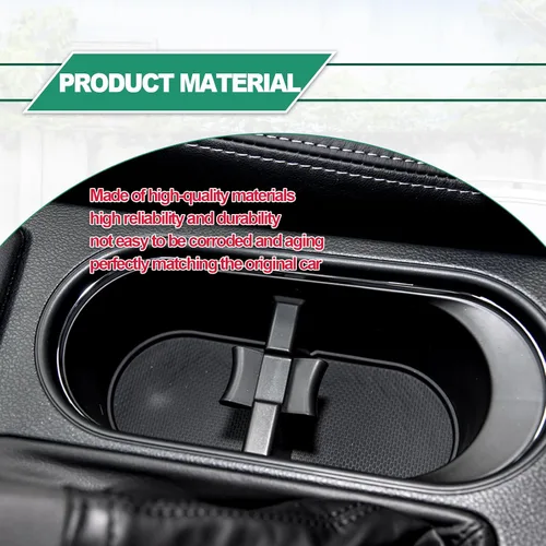 Vista 3 de Inserto divisor para portavasos del centro compatible con Subaru Outback 2010 2011 2012 2013 2014 y Forester 2014 2015 2016 2017 2018 2019