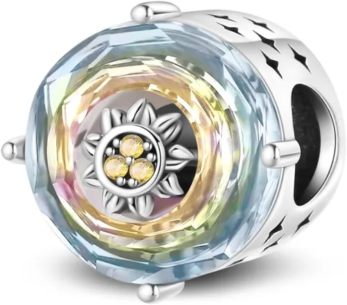 Vista 64 de KUNSIR Los abalorios se adaptan a pulseras Pandora para mujer, plata de ley 925, cuentas colgantes de joyería para niñas, dijes de feliz cumpleaños