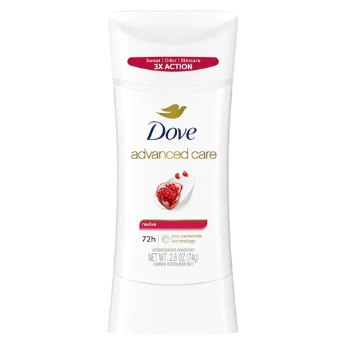 Vista 16 de Dove Advanced Care Anti Deo Stick Cool Essentials Pack de 12 para ayudar a la reparación de la barrera cutánea después del afeitado, control