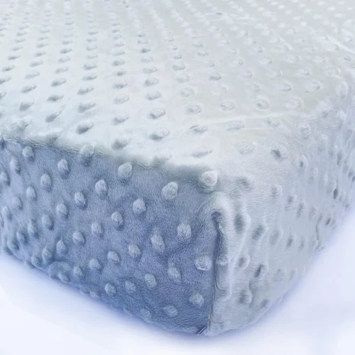 Vista 2 de KiddyKlouds - Sábanas de cuna para colchón estándar de cuna, 52 x 28 x 8 pulgadas, para bebés, niños y niñas, neutros. Sábana de cuna de felpa suave