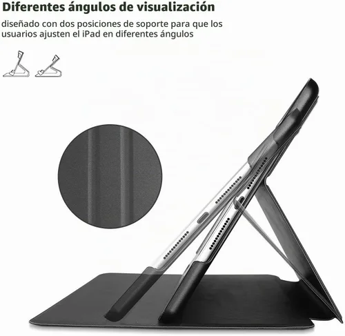 Vista 3 de ProCase Funda delgada con soporte para iPad de 10,2" 9ª/8ª/7ª