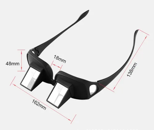 Vista 2 de Gafas horizontales de alta definición, prisma periscopio para leer y ver televisión en la cama