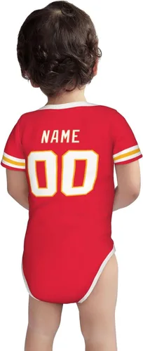 Vista 5 de Ropa de bebé Algodón Personalizado Bebé Bebé Traje Personalizado Cualquier Nombre y Número Regalos