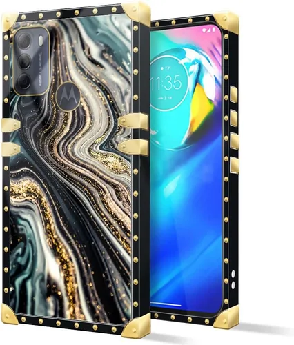 Vista 7 de Funda compatible con Motorola Moto G Power 2022, J Crown Queen con estampado de leopardo de lujo, elegante, suave, TPU a prueba de golpes