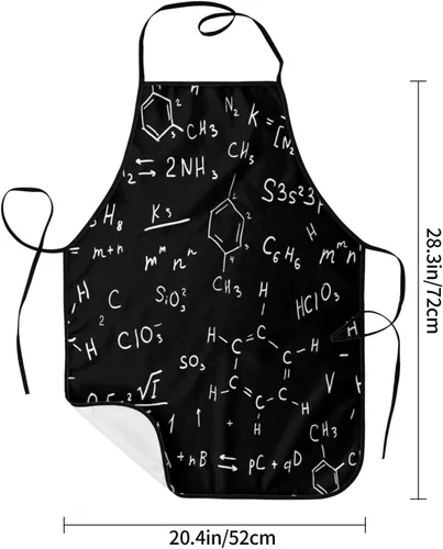 Vista 5 de Science Chemistry Equation The Lace Apron, Innovative Lace Design, And Durable Waterproof Effect Make It Very Popular Unisex
