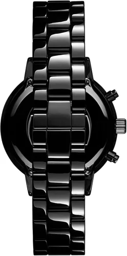 Vista 3 de MVMT Nova Reloj de cerámica negra para mujer