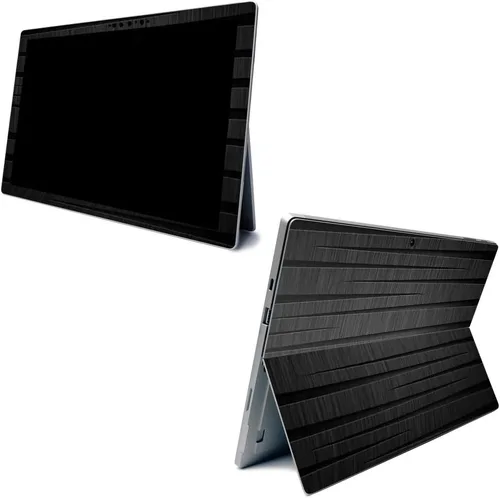 Vista 9 de MightySkins - Skin de fibra de carbono para Microsoft Surface Pro 7 – Bamboo Ohm Acabado de fibra de carbono texturizado Fácil de aplicar