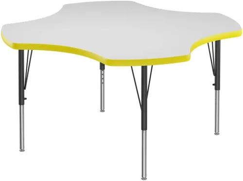 Vista 67 de Correll - Mesa rectangular de 24 x 36 pulgadas, mesa de actividades superior de borrado en seco, altura ajustable (19 a 29), laminado de alta