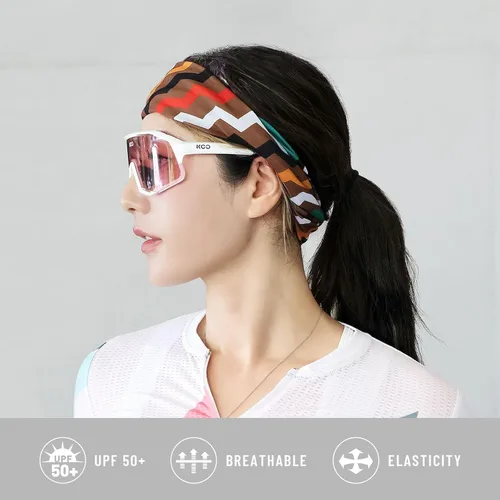 Vista 6 de PAX Coolmax - Pañuelo deportivo, polaina para el cuello, diadema, pasamontañas, bufanda mágica, protección solar UV, transpirable, elástico