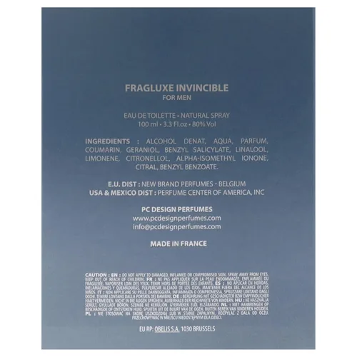 Vista 7 de Fragluxe Invencible para hombres - 3.3 oz EDT Spray