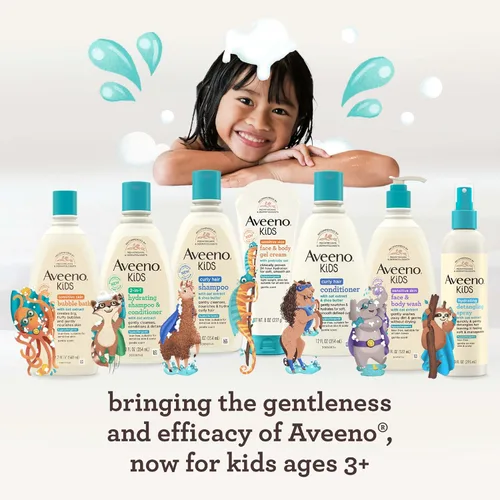 Vista 6 de Aveeno Kids Baño de Burbujas para Piel Sensible 19.2 Onzas