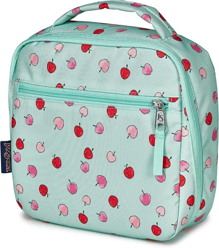 Vista 3 de JanSport Bolsa térmica aislada para el almuerzo, bolsa de picnic a prueba de fugas, Apple Orchard