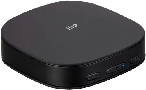 Vista 6 de [Usado] Monoprice Transmisor y receptor Bluetooth 5 premium con aptx HD, aptX, aptX de baja latencia, AAC y SBC códecs y entradas ópticas