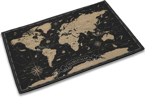 Vista 11 de TUBAMQ Felpudo de puerta Blessed de 17 x 30 pulgadas, tapete decorativo de bienvenida con purpurina bendita, parte trasera de goma antideslizante