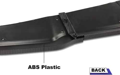 Vista 5 de G-PLUS Alerón de parachoques delantero compatible con Subaru Impreza WRX STI 2006-2007 todos los modelos CS2 estilo PP negro sin pintar parachoques
