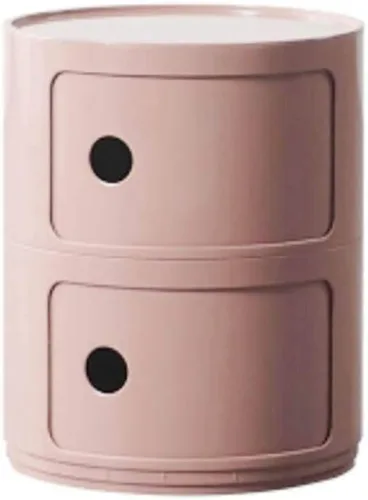 Vista 10 de Mesita de noche portátil para dormitorio, sofá moderno, mesa auxiliar para sala de estar, mesa auxiliar de plástico, para espacios pequeños