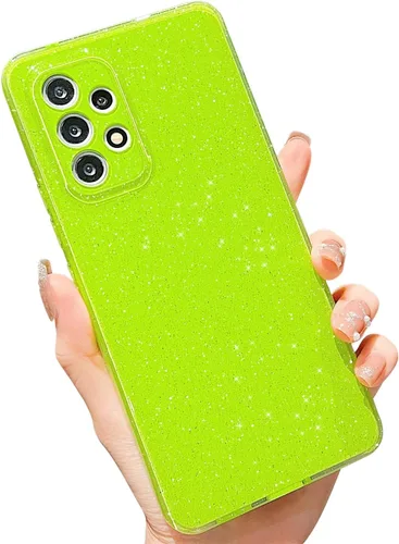 Vista 80 de MINSCOSE Funda compatible con Samsung Galaxy A14 5G, bonita funda delgada con purpurina fina, a prueba de golpes, de TPU para mujeres y niñas