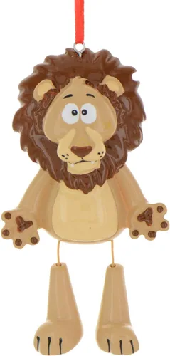 Vista 3 de Adornos personalizados de animales 2024 – Adornos de león para árbol de Navidad, decoración de león, regalos para amantes de los animales, regalos