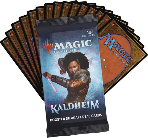 Vista 6 de Magic The Gathering MTG-KHM-BD-EN Kaldheim Draft Booster Pack, Multi