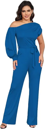 Vista 125 de DeftSharp Overol largo y elegante para mujer, sexy, para cóctel, fiesta, club, casual, para trabajo
