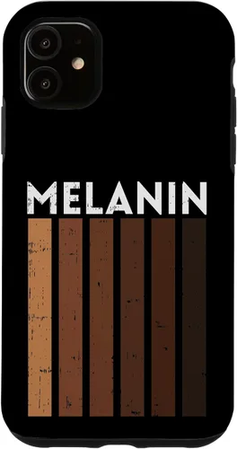 Vista 5 de Funda de regalo afroamericana para iPhone 14 Melanin Shades Black History Pride
