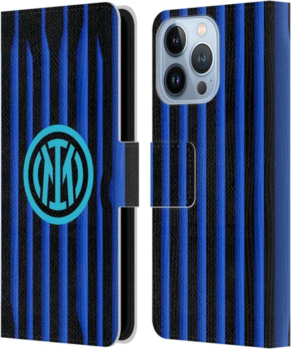 Vista 45 de Head Case Designs Officially Licensed Inter Milan Away 2025/26 Crest Kit Leather Wallet Case Compatible with Apple iPhone 11