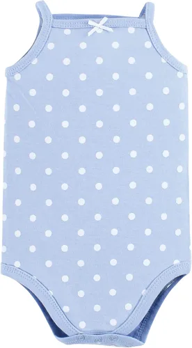 Vista 6 de Hudson Baby baby-girls Cotton Sleeveless Bodysuits