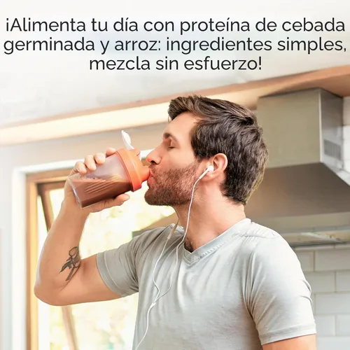 Vista 3 de Garden of Life, Probióticos de cebada germinada con proteínas, chocolate, 24.41 onzas