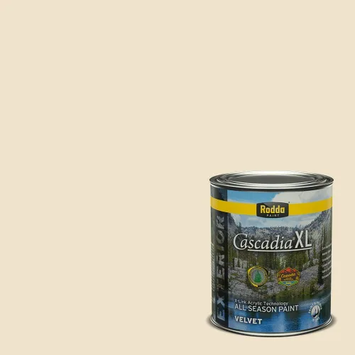 Vista 209 de Rodda Paint CASCADIA XL Pintura e imprimación satinada exterior en uno, cuarto de galón, Cantera