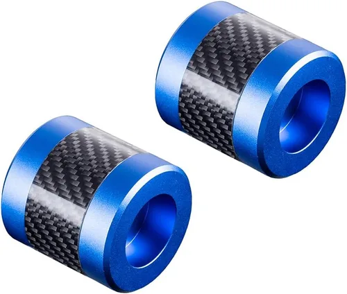 Vista 8 de Advanblack ProTek Deslizadores de barra de choque mecanizados de 1.25" Decorativos con rueda giratoria para el extremo del protector de motor CNC