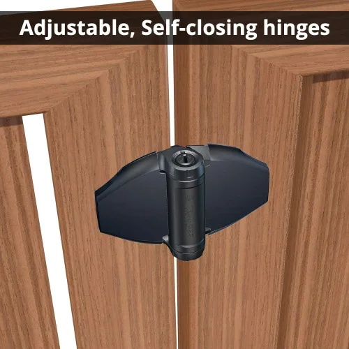 Vista 5 de D&D Technologies TCHD2S3BTS TruClose - Bisagras de puerta resistentes, para puertas de madera o vinilo de cierre automático de hasta 154 libras, sin