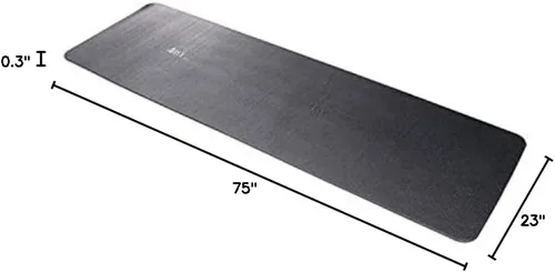 Vista 6 de AIREX Pilates 190 - Esterilla de ejercicios para yoga, terapia física, rehabilitación, equilibrio y ejercicios de estabilidad Negro